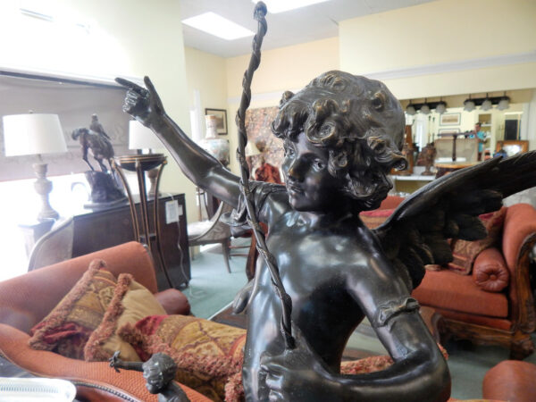 Large Bronze "Cupidon" After Auguste Moreau - Image 2