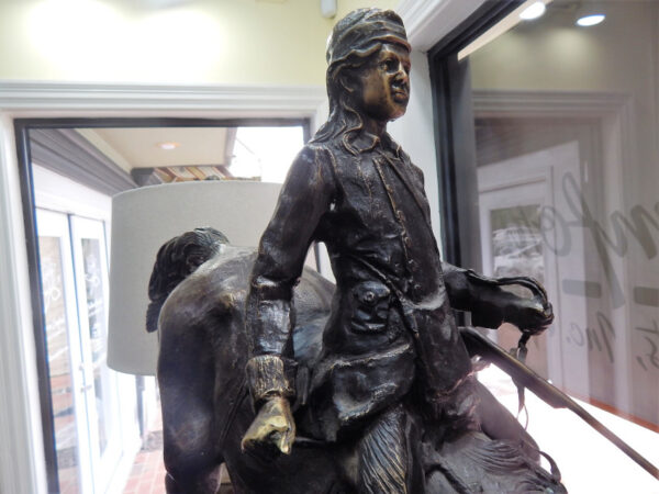 Bronze Sculpture After Frederic Remington - Image 2