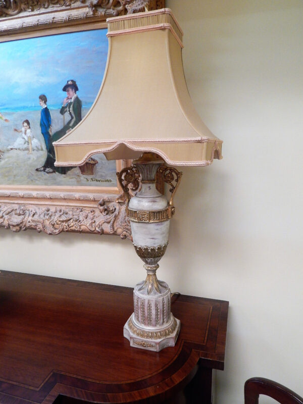 Table Lamp with Chelsea House Silk Shades