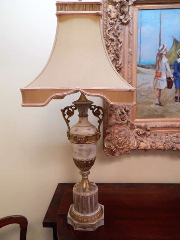 Table Lamp with Chelsea House Silk Shades - Image 3