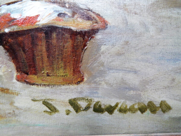 Jacques Duveau Oil on Canvas - Image 4