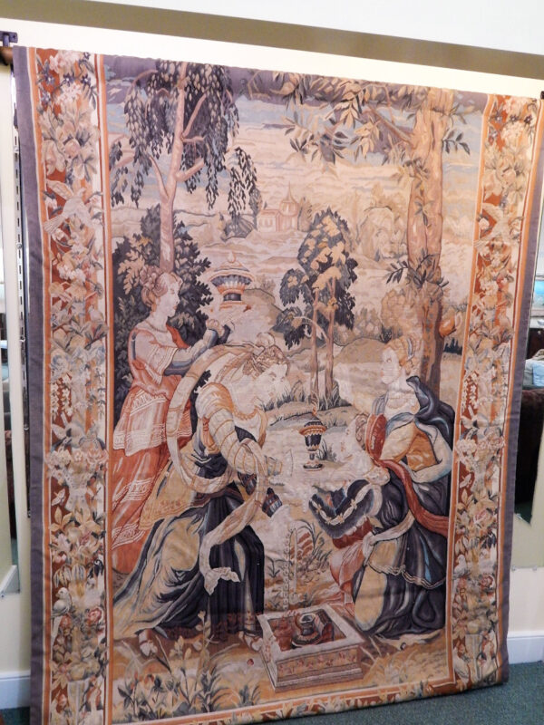 VINTAGE FRENCH WALL TAPESTRY