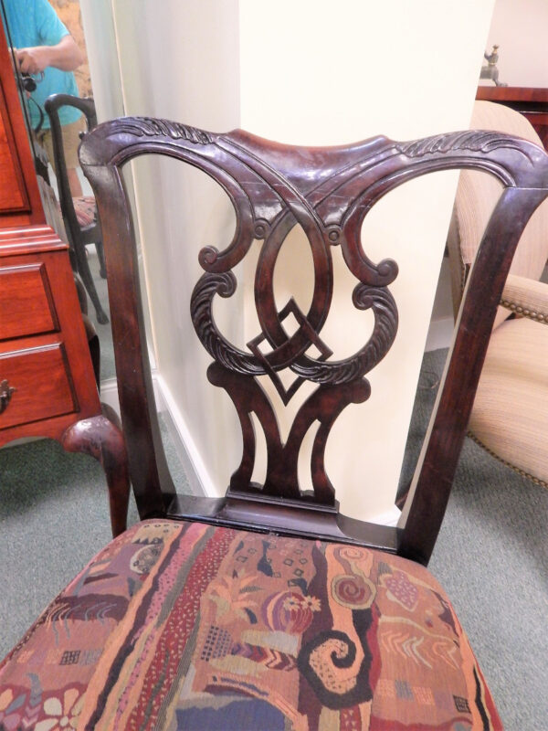 Solid Mahogany Centennial Chippendale Chair - Image 2