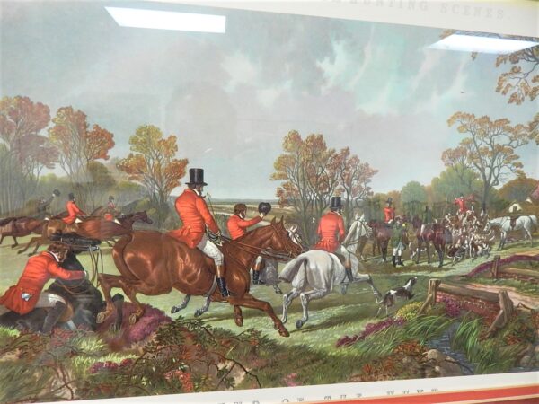 Herring's Fox-Hunting Scene Framed Art - Image 2