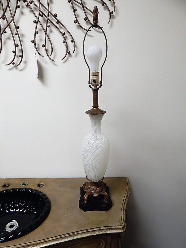 Pair of White Lamps - Image 2