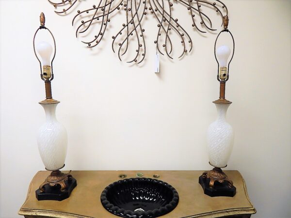 Pair of White Lamps