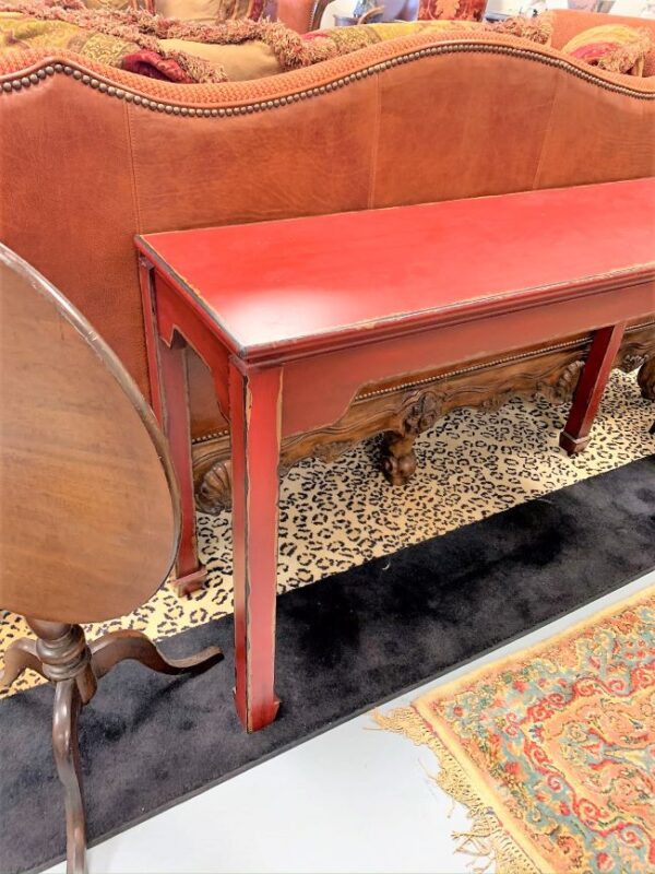 Red Sofa Table - Image 2