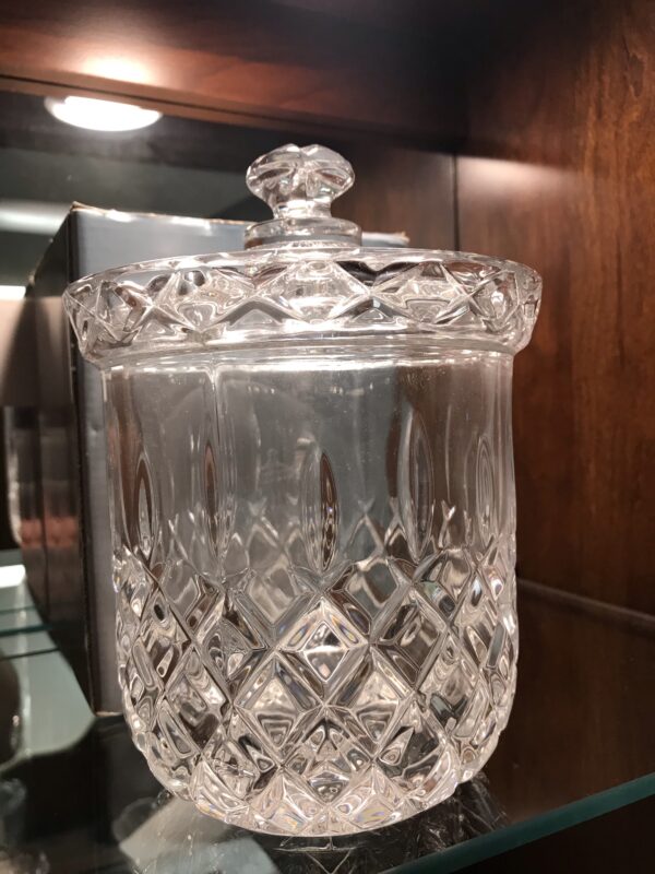 Gorham Crystal Biscuit Jar