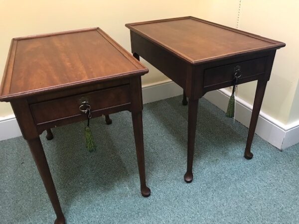 Pair Henredon Side Tables