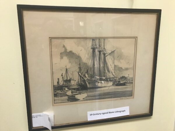 Stone Ship Lithograph