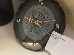 A Rock Clock on the Table Image