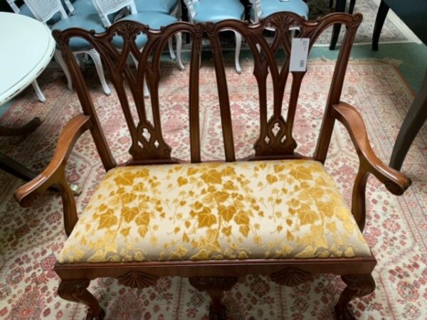 Mahogany Chippendale Settee