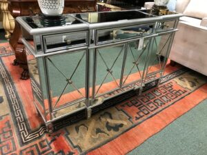 Picture of Hollywood Regency Mirrored Console