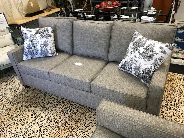 Dark Gray Bassett Sofa - Southern Comforts Fine Furniture Consignments ...