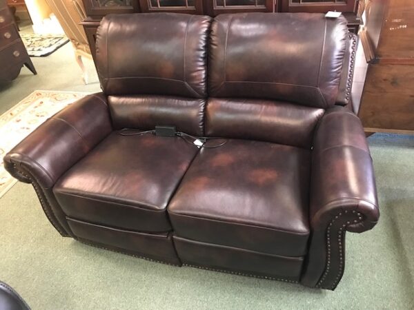 Leather Loveseat