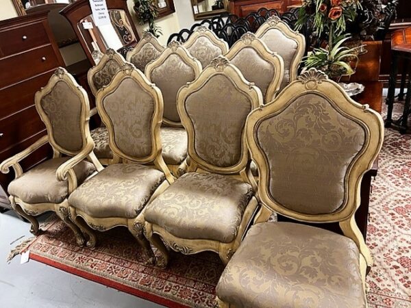 set of 10 Schnadig Italian chairs