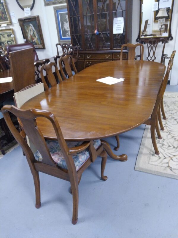 Henkel Harris dining table with six chairs