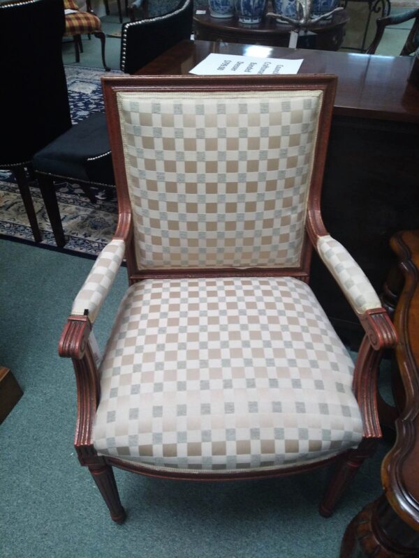 Regency-decorated arm chair