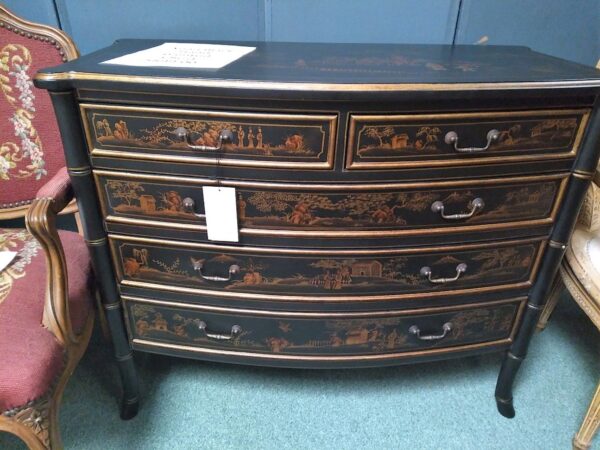 Hand-painted Asian Chest