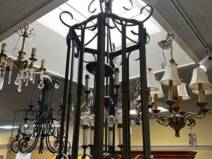 A Chandelier with Multiple Bells Image