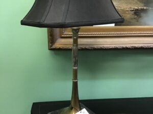 A Black Lamp on the Table Image