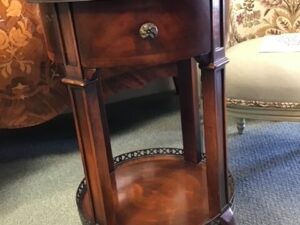 Gorgeous Dark Brown Cabinet With Shelf