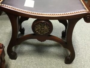 Picture of Luxurious Leather Top Stool