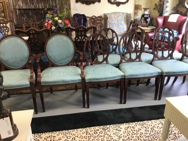 Batesville Heavily Carved Set of 10 Chairs