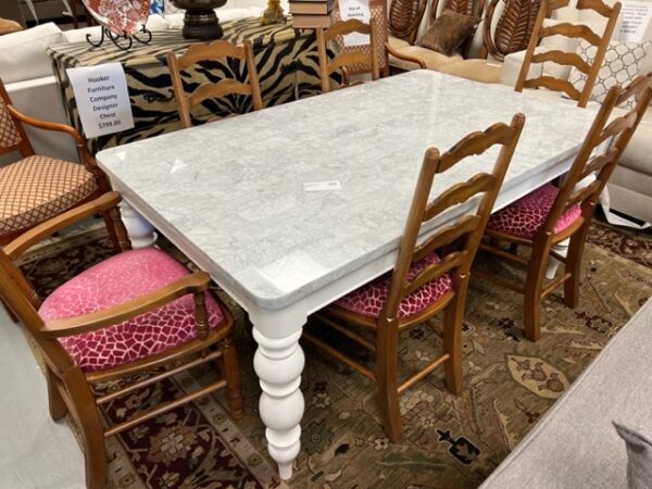 Home Insights Marble Top Dining Table