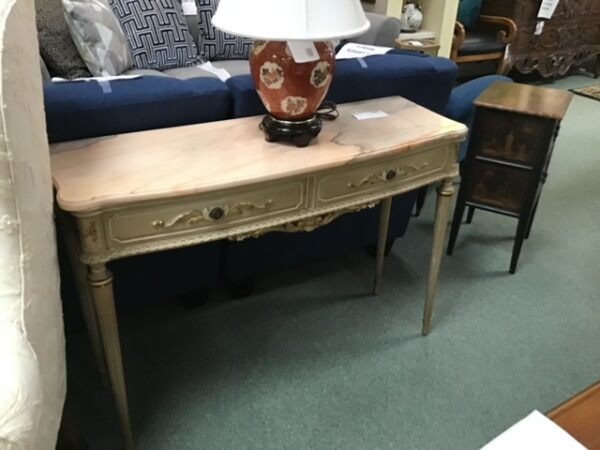 Marble Top Console Table - Image 2