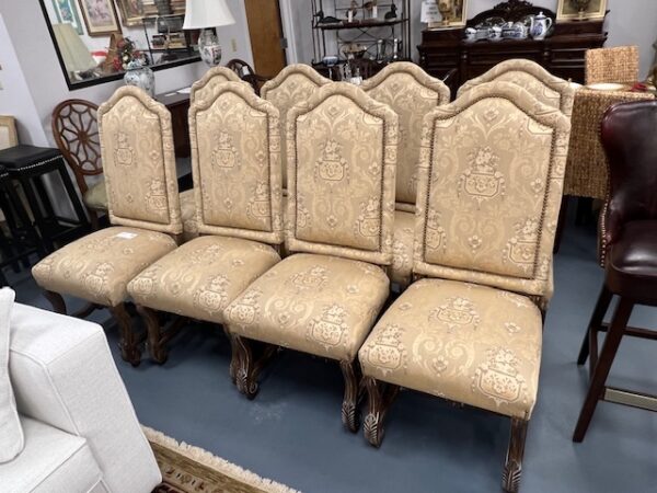 Set of 8 Silk Chairs