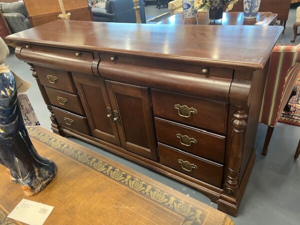 11-Drawer Dresser Cherry Finish